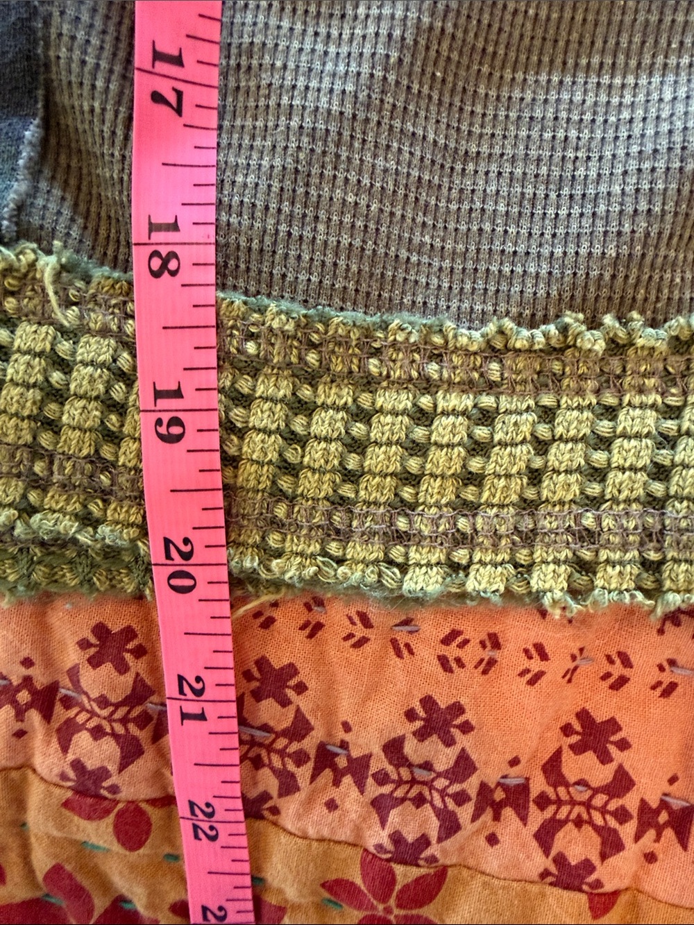 POL Olive and Camo Patchwork Hoodie - Picture 5 of 5
